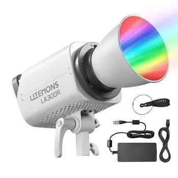 Godox Litemons LA300R Студийный RGB Видео Светильник 330 Вт Светодиодный Фото Светильник 1800-10000K CRI95+ EU Plug