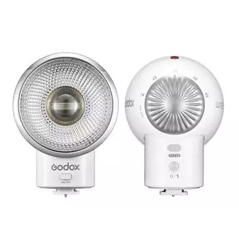 Godox LUX ELF Ретро вспышка для камеры Универсальная портативная вспышка для камеры Speedlight 5 ступеней мощности белый