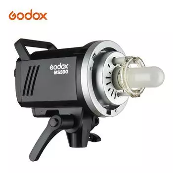 Godox MS300 Студийная вспышка-стробоскоп Моноблок 300 Вт Макс. Питание Встроенный Godox 2.4G Wireless X US Plug чёрный
