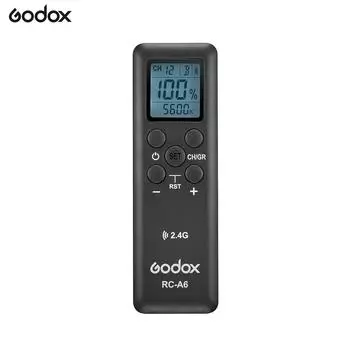 Godox RC-A6 Пульт дистанционного управления 2,4 ГГц Беспроводная передача 32 канала 16 групп Замена для Godox чёрный