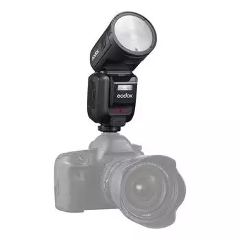 Godox V100 2.4G Беспроводная накамерная вспышка с круглой головкой, накамерная вспышка TTL Speedlite 100Ws Power Touch JP