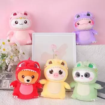 Годзилла, динозавр, серия животных, стандартная плюшевая игрушка, милая свинья, плюшевая кукла-саламандра, праздничная игрушка-симулятор динозавра, поздравление с днем рождения 25cm200g