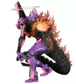 Godzilla Evangelion Toho 30cm Eva Unit 01 Burning G Awakening Form vs.