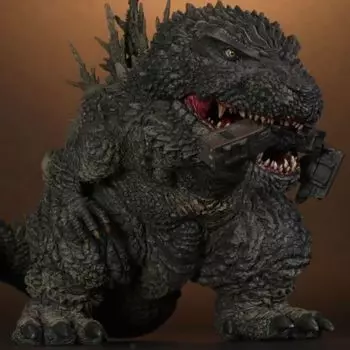 Godzilla Figure Shonen Rick Limited parts Defo-Real -1.0 (2023) (Train included)