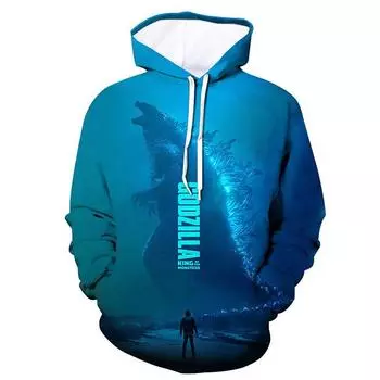 Godzillaking New Of The Monsters 3d Print Mens Women Hoodies Sweatshirt Sweater 3XL