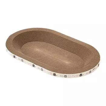 Гофрированная кошачья когтеточка, кошачьи скребки, круглые овальные шлифовальные когти, утолщенные и износостойкие кошачьи лежанки-гнездышки