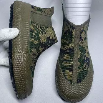 Гофрированные парусиновые туфли с плоской подошвой и одной педалью, обувь для страхования труда, беговые кроссовки для освобождения, одинаковый стиль для мужчин и женщин, для людей среднего возраста 38