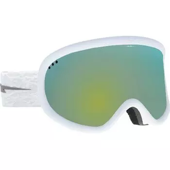 GOGGLE CHARGER XL Очки для сноуборда БЕЛОЕ ЗОЛОТО [Электрические] (МАТОВЫЙ НУРОН/СЕРЫЙ ХРОМ)