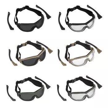 Goglsses пылезащитные уличные очки для мотокросса, мотоцикла, альпинизма * Black and black