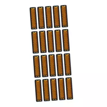 Gogogmee 20 шт. Педальный светоотражатель MTB Педаль Аксессуары для велосипеда Para Bicycle Предупреждающий светоотражатель Велосипедные принадлежности Ночной светоотражатель для безопасности Педаль