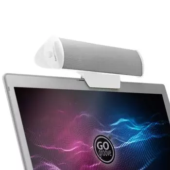 GOgroove SonaVERSE USB USB Powered Mini Soundbar для ноутбука Портативный внешний динамик Дизайн для 1 кабеля для цифрового аудиовхода и питания Японский