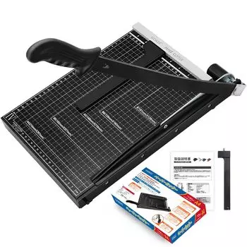 GOKEI режущая машина для бумаги, совместимая с бумагой формата A4, B7, B6, A5, B5, мини-резак для резки бумаги, режущая машина с металлическим основанием, режущая машина для резки