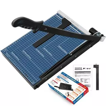 GOKEI режущая машина для бумаги, совместимая с бумагой формата A4, B7, B6, A5, B5, мини-резак для резки бумаги, режущая машина с металлическим основанием, режущая машина для резки