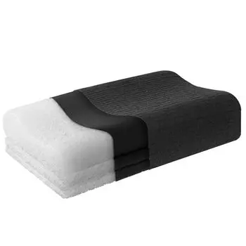GOKUMIN High Washable 8 уровней высоты антибактериальное и не имеющее запаха волокно без шеи полностью спальное хорошее экстремальное сон подушка, устойчивость, подушка,