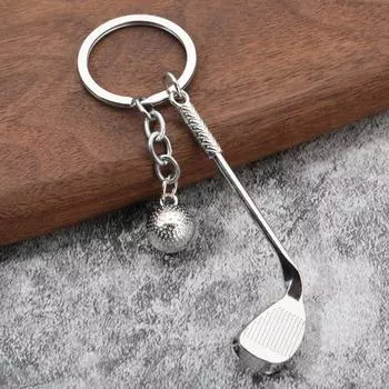 Гольф брелок кулон подарок Гольф креативные европейские и американские металлические подвески ручной работы