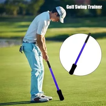 Гольф Grip Swing Training Aid Разминочная палка Клюшка для гольфа Темп Звуковой релиз Тренажер для мужчин и женщин Практика осанки в помещении красный