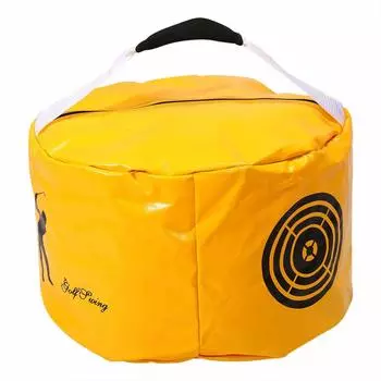 Гольф-качели, удары по гольфу, водонепроницаемый переносной ремень, помощь при замахе, гольф-тренировка, обучение замаху, аксессуары для гольфа, сумка, (желтый) жёлтый