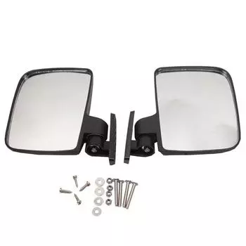 гольф-кар Складные тележки Аксессуары Зеркало бокового вида Боковые зеркала Зеркало заднего вида Зеркала для гольф-кара чёрный