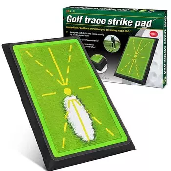 Гольф-листы для разметки тренировочного коврика, отметки, (основа + коврик) зелёный