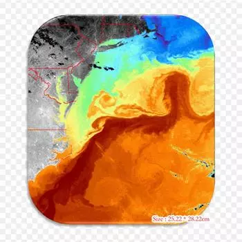 Гольфстрим Йорк-Байт Океаническое течение Термопереносная печать Виниловые заплатки Наклейки для одежды Аппликации своими руками Моющиеся заплатки