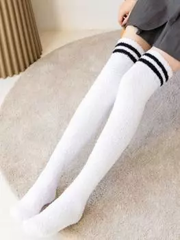 Гольфы выше колена дышащие JK Sweet Cute Girl универсальные мягкие высококачественные осенние и зимние женские носки ONE SIZE