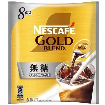 Gold Blend Deep Rich Potion без сахара, набор из 8 штук x 12 пакетиков Nescaf