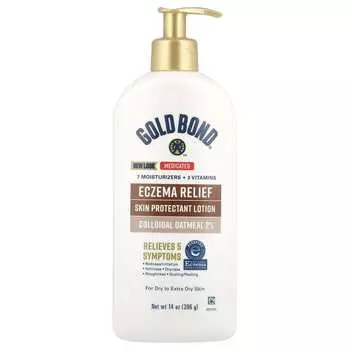 Gold Bond, Medated, лосьон для защиты кожи от экземы, 14 унций (396 г)