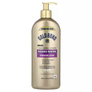 Gold Bond, Radiance Renewal®, увлажняющий лосьон, 16,8 унций (476 г)
