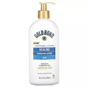 Gold Bond, Ultimate, лечебный лосьон для кожи, алоэ, 396 г (14 унций)