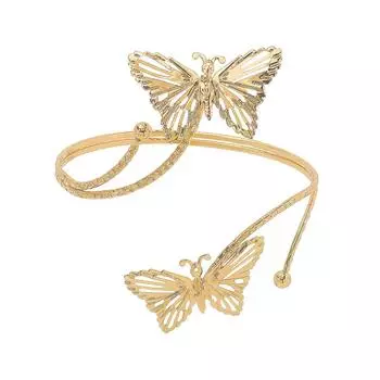 Gold Color Opening Arm Bracelet Multi Style Arm Bracelet New Tassel Arm Chain Cosplay Style 5