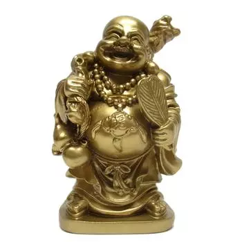 Gold ornament 20cm hotei-like золотой