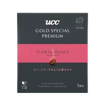 GOLD SPECIAL PREMIUM Special UCC GOLD SPECIAL PREMIUM Drip Coffee Floral Dance 5 чашек (Золотая Премия)