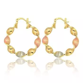 Золотые витые цветы, преувеличенные, ретро-капающее масло, цветные серьги-цветы, серьги, нишевый стиль, элитные женщины золотой