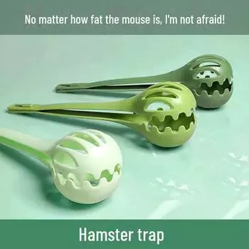 Golden Bear Pet Essentials: Ловушка для хомяков и мышей с защитой от царапин и укусов, с функцией лазания 1 piece трава зеленый