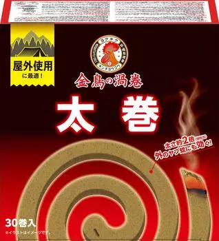 Golden Bird 30 толстых рулонов, которые эффективны против мух, катушки, которые эффективны против комаров Aedes для вредителей Swirl, (комар комары) (квази-наркотики