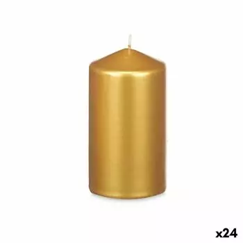 Golden Candle 7 x 13 x 7 cm (24 Units)