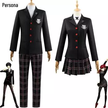 Golden Fox Persona 5 Yoshizawa Kasumi Campus Uniform Косплей Костюм XL