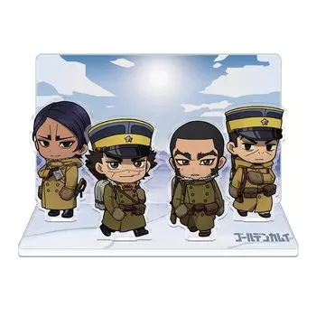 Golden Kamuy Acrylic Diorama A Tanigaki Sergeant Tsukishima Lieutenant [Sugimoto & & & Koito]