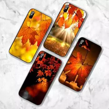 Чехол для телефона Golden Maple Leaves для Huawei G7 G8 P7 P8 P9 P10 P20 P30 Lite Mini Pro P Smart Plus Cove Fundas P20Lite