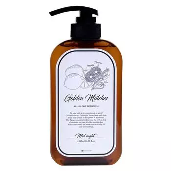 Golden Matches All-in-One Shampoo and Body Wash Midnight, 500ml, 1 unit