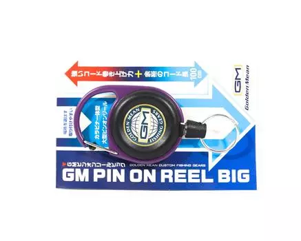 Golden Mean GM Pin на катушке Big Carabina 100 см Фиолетовый (6204)
