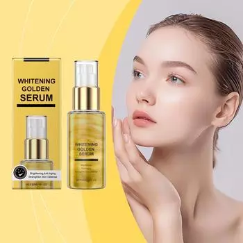 Golden Skin Care Serum, Нежная увлажняющая, питательная, увлажняющая, увлажняющая и нежная сыворотка для кожи 30 мл