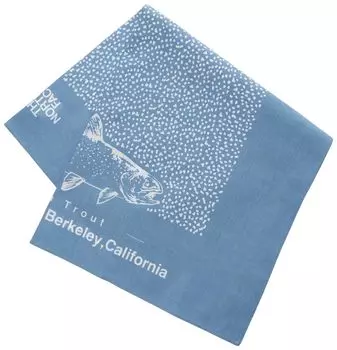 Golden Trout Bandana Indigo Stone