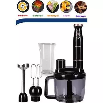 Goldmaster Bestrobot 1500 Вт 5 в 1 Goldmaster Bestrobot 1500 Вт 5 в 1 Кухонный комбайн Набор мультиблендер GM7270