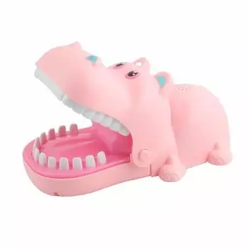 Goldmeet Crocodile Panic Itai Hippo Болезненный крокодил Кризис Игра Игрушка Развивающая игрушка Русская рулетка Рот Зубы Кусание Кариес Поиск Лотерея