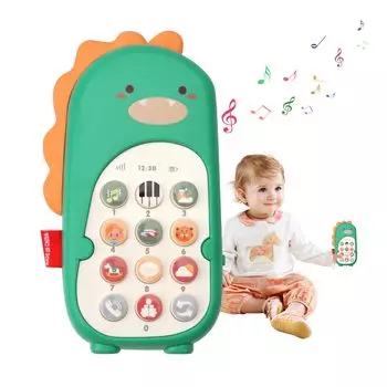 GOLDMEET Educational Years English Mobile Educational Finger Green Toy, Игрушка, Смартфон, Ребенок, 0-3 года, Обучение, Телефон, Многофункциональный, Музыка, зелёный