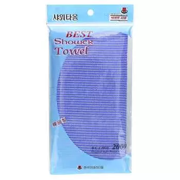 Goldsangsa, лучшее полотенце для душа, синее, 1 шт.