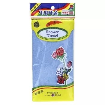 Goldsangsa, полотенце для душа, синее, 1 шт.