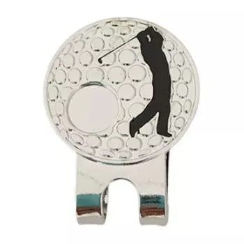 Golf Aiming Tool Unique Double Side Magnetic Hat Clips Cute Logo Magnetic Hat Clips for Men & Women Golf Gifts Men золотой