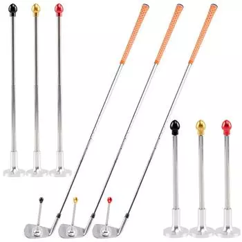 Golf Alignment Rods Golf Club Direction Rod Help Visualize and Aligns Your Golf Shot Golf Club Alignment Stick for Beginners чёрный